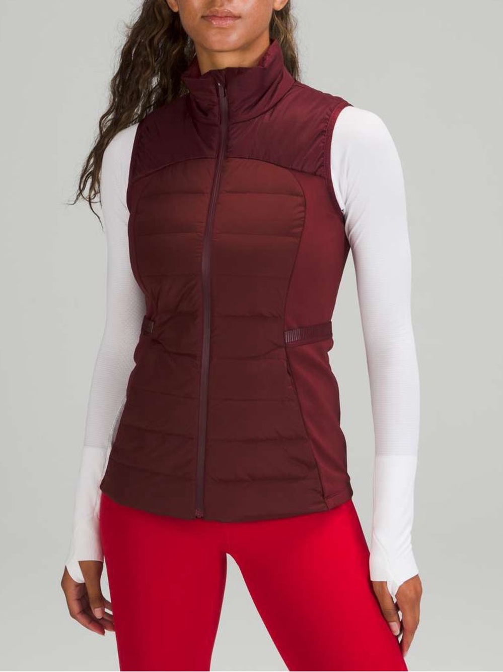 NEW Lululemon 700 Fill Down For It Vest
Red Merlot size 2 NWT. Sk17
